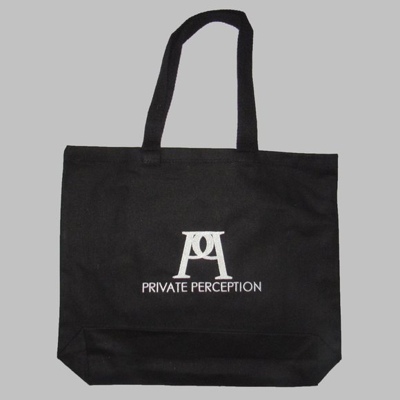 PRIVATE PERCEPTION Handbags - STANDARD LOGO TOTE BAG by PRIVATE PERCEPTION